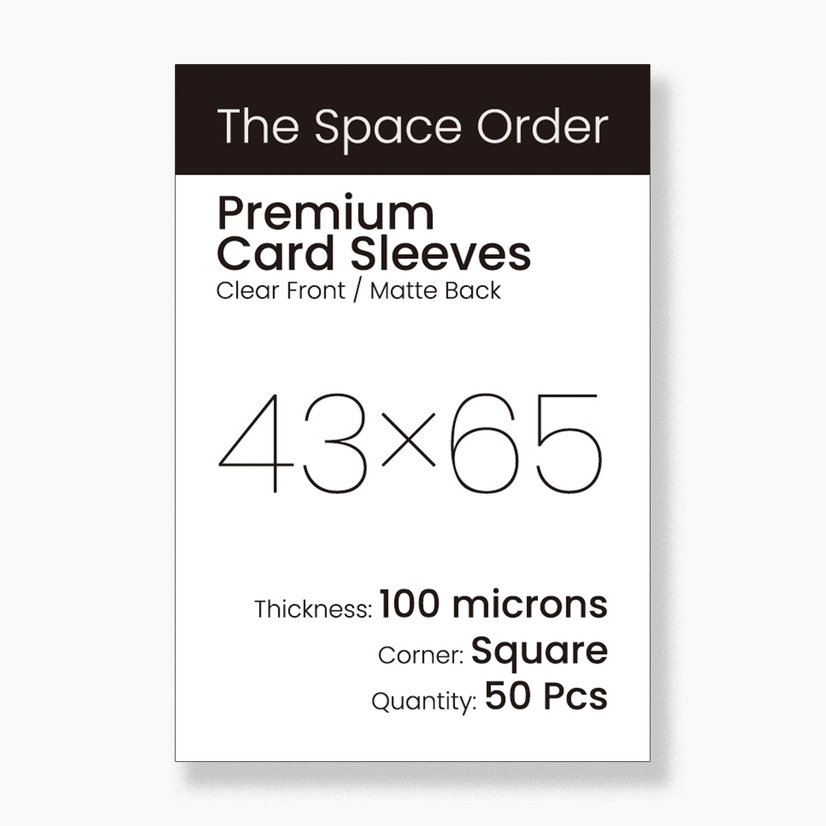 43x65mm-Premium Card Sleeves