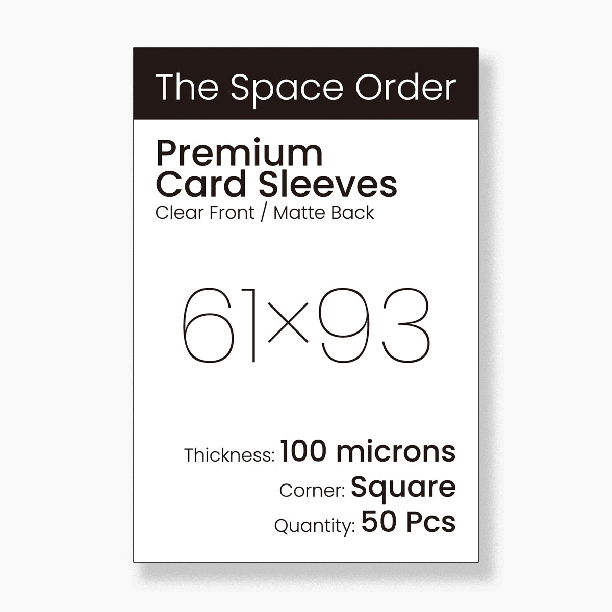 61x93mm-Premium Card Sleeves