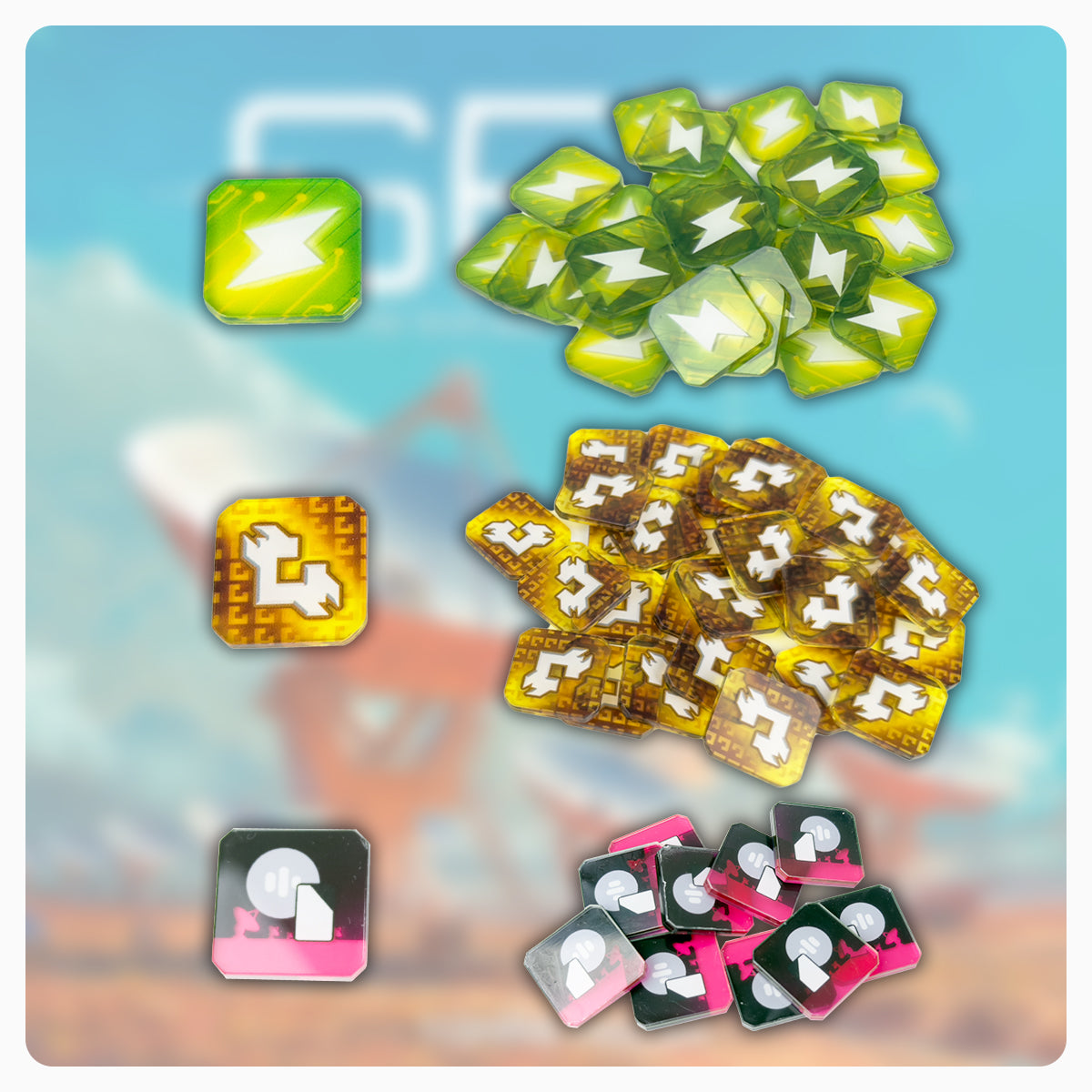 SETI Acrylic Game Tokens